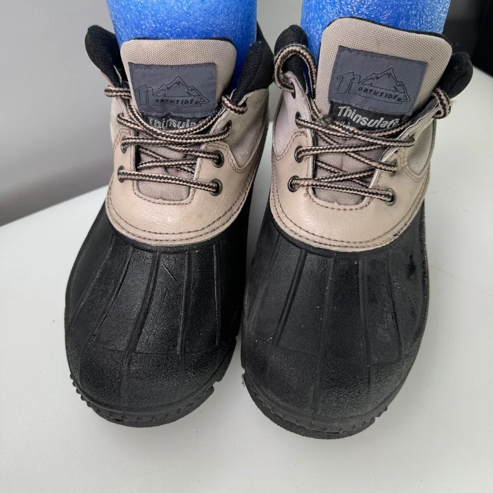 Northside Duck Boots Men Size 9 Winter Snow Rain Leather Waterproof Insulated